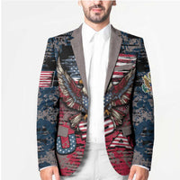 Personalized Patriotic Rebel American Blazer Grunge USA Eagle Flag - Wonder Print Shop