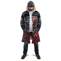 Personalized Patriotic Rebel American Cloak Grunge USA Eagle Flag - Wonder Print Shop