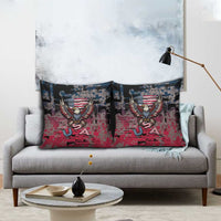 Patriotic Rebel American Pillow Cover Grunge USA Eagle Flag - Wonder Print Shop