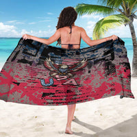 Patriotic Rebel American Sarong Grunge USA Eagle Flag - Wonder Print Shop