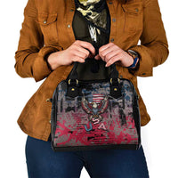 Patriotic Rebel American Shoulder Handbag Grunge USA Eagle Flag - Wonder Print Shop