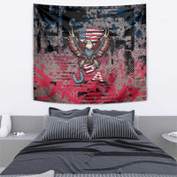 Patriotic Rebel American Tapestry Grunge USA Eagle Flag - Wonder Print Shop