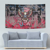 Patriotic Rebel American Tapestry Grunge USA Eagle Flag - Wonder Print Shop