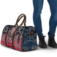 Patriotic Rebel American Travel Bag Grunge USA Eagle Flag - Wonder Print Shop
