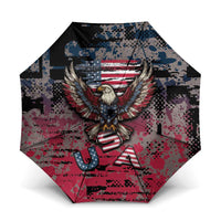 Patriotic Rebel American Umbrella Grunge USA Eagle Flag - Wonder Print Shop