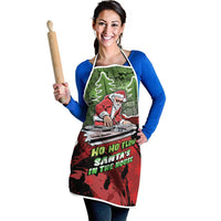 Hip Hop Christmas Apron DJ Santa Ho Ho Flow - Wonder Print Shop