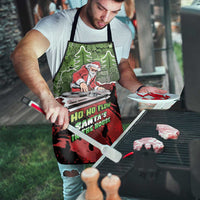 Hip Hop Christmas Apron DJ Santa Ho Ho Flow - Wonder Print Shop