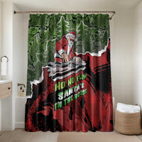 Hip Hop Christmas Bathroom Set DJ Santa Ho Ho Flow - Wonder Print Shop