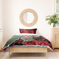Hip Hop Christmas Bedding Set DJ Santa Ho Ho Flow - Wonder Print Shop