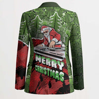 Hip Hop Christmas Blazer DJ Santa Ho Ho Flow - Wonder Print Shop