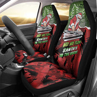 Hip Hop Christmas Car Seat Cover DJ Santa Ho Ho Flow - Wonder Print Shop