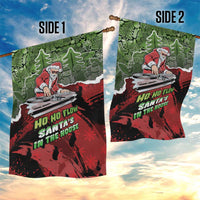 Hip Hop Christmas Garden Flag DJ Santa Ho Ho Flow - Wonder Print Shop