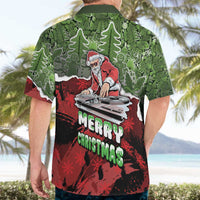 Hip Hop Christmas Hawaiian Shirt DJ Santa Ho Ho Flow - Wonder Print Shop