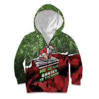 Hip Hop Christmas Kid Hoodie DJ Santa Ho Ho Flow - Wonder Print Shop