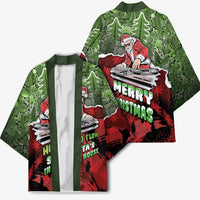Hip Hop Christmas Kimono DJ Santa Ho Ho Flow - Wonder Print Shop