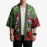 Hip Hop Christmas Kimono DJ Santa Ho Ho Flow - Wonder Print Shop