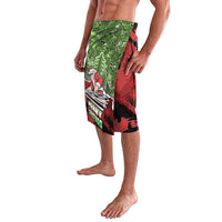 Hip Hop Christmas Lavalava DJ Santa Ho Ho Flow - Wonder Print Shop