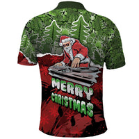 Hip Hop Christmas Polo Shirt DJ Santa Ho Ho Flow - Wonder Print Shop