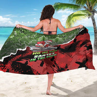 Hip Hop Christmas Sarong DJ Santa Ho Ho Flow - Wonder Print Shop