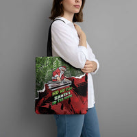 Hip Hop Christmas Tote Bag DJ Santa Ho Ho Flow - Wonder Print Shop