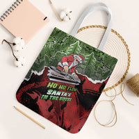 Hip Hop Christmas Tote Bag DJ Santa Ho Ho Flow - Wonder Print Shop