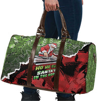 Hip Hop Christmas Travel Bag DJ Santa Ho Ho Flow - Wonder Print Shop