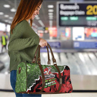 Hip Hop Christmas Travel Bag DJ Santa Ho Ho Flow - Wonder Print Shop