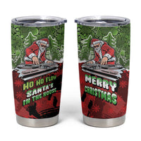 Hip Hop Christmas Tumbler Cup DJ Santa Ho Ho Flow - Wonder Print Shop