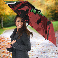 Hip Hop Christmas Umbrella DJ Santa Ho Ho Flow - Wonder Print Shop