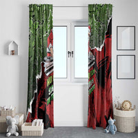 Hip Hop Christmas Window Curtain DJ Santa Ho Ho Flow - Wonder Print Shop