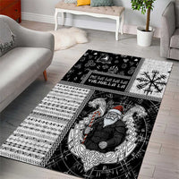 Vikings Christmas Area Rug Fa La La La Valhalla La - Wonder Print Shop
