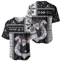 Vikings Christmas Baseball Jersey Fa La La La Valhalla La - Wonder Print Shop