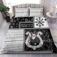 Vikings Christmas Bedding Set Fa La La La Valhalla La - Wonder Print Shop
