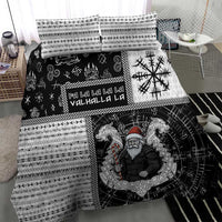 Vikings Christmas Bedding Set Fa La La La Valhalla La - Wonder Print Shop