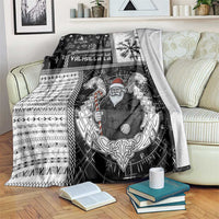 Vikings Christmas Blanket Fa La La La Valhalla La - Wonder Print Shop