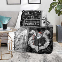 Vikings Christmas Blanket Fa La La La Valhalla La - Wonder Print Shop