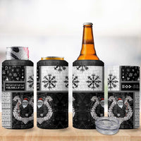 Vikings Christmas 4 in 1 Can Cooler Tumbler Fa La La La Valhalla La - Wonder Print Shop