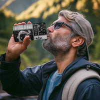 Vikings Christmas 4 in 1 Can Cooler Tumbler Fa La La La Valhalla La - Wonder Print Shop