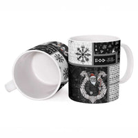 Vikings Christmas Ceramic Mug Fa La La La Valhalla La - Wonder Print Shop