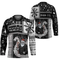 Vikings Christmas Hockey Jersey Fa La La La Valhalla La - Wonder Print Shop