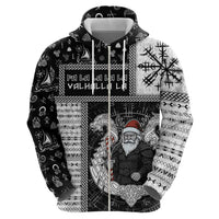 Vikings Christmas Hoodie Fa La La La Valhalla La - Wonder Print Shop