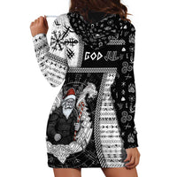 Vikings Christmas Hoodie Dress Fa La La La Valhalla La - Wonder Print Shop
