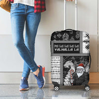 Vikings Christmas Luggage Cover Fa La La La Valhalla La - Wonder Print Shop
