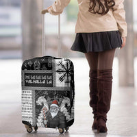 Vikings Christmas Luggage Cover Fa La La La Valhalla La - Wonder Print Shop