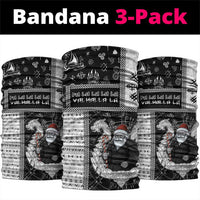 Vikings Christmas Neck Gaiter Fa La La La Valhalla La - Wonder Print Shop