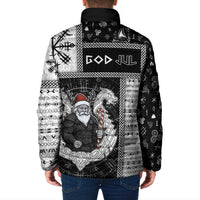 Vikings Christmas Padded Jacket Fa La La La Valhalla La - Wonder Print Shop