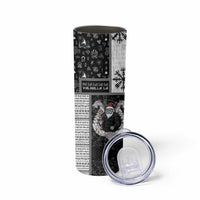 Vikings Christmas Skinny Tumbler Fa La La La Valhalla La - Wonder Print Shop