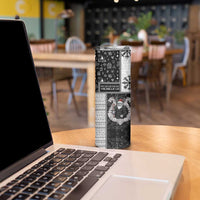 Vikings Christmas Skinny Tumbler Fa La La La Valhalla La - Wonder Print Shop