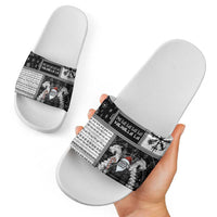 Vikings Christmas Slide Sandals Fa La La La Valhalla La - Wonder Print Shop