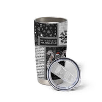 Vikings Christmas Tumbler Cup Fa La La La Valhalla La - Wonder Print Shop